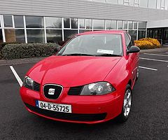 2004 SEAT IBIZA 1.2L HATCH 5DOOR , NCT & TAXED