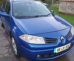 Renault Megane 2008, 1.4 petrol,NCT OCT 2020