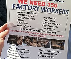 FACTORY HIRING