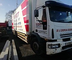 07 Iveco Eurocargo Box with 2T Tailift