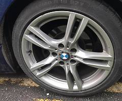 Bmw F30 m sport 18” alloys wheels - Image 2/8