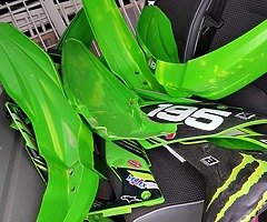 Kawasaki spare plastics off a 2018 250kxf