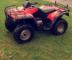 Honda 350cc 4x4 farm quad