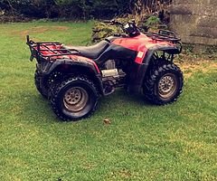 Honda 350cc 4x4 farm quad