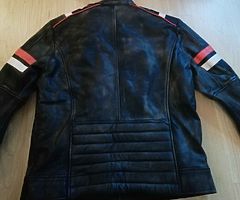 Leather motorbike jacket. - Image 5/6