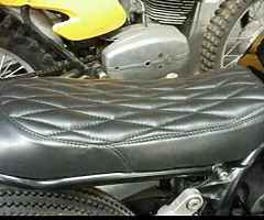 Motorbike seats recovered