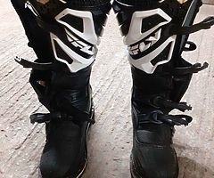 Fly Motocross Boots , size 10