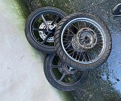 Honda CBR 125cc wheels - Image 2/2