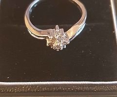 White Gold Diamond Engagement ring new. - Image 5/10