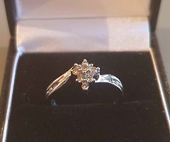 White Gold Diamond Engagement ring new. - Image 7/10