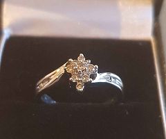 White Gold Diamond Engagement ring new. - Image 8/10