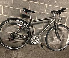 Giant bike with lock and accessories