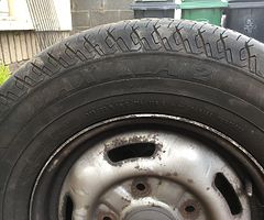 FORD TRANSIT 2008E 4 BRAN NEW TYRES ON STILL RIMS 215/75/16 C 116/114 R MATADOR. - Image 4/4