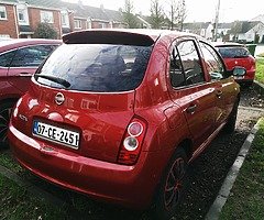 07 Nissan Micra 1.2 sports manual transmission