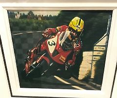 Joey Dunlop - Framed Collage Prints Isle of Man TT NW 200 Ulster Grand Prix IOM TT Dunlop Motorbikes - Image 4/8