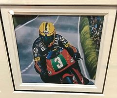 Joey Dunlop - Framed Collage Prints Isle of Man TT NW 200 Ulster Grand Prix IOM TT Dunlop Motorbikes - Image 5/8