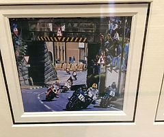 Joey Dunlop - Framed Collage Prints Isle of Man TT NW 200 Ulster Grand Prix IOM TT Dunlop Motorbikes - Image 6/8