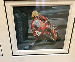 Joey Dunlop - Framed Collage Prints Isle of Man TT NW 200 Ulster Grand Prix IOM TT Dunlop Motorbikes - Image 7/8