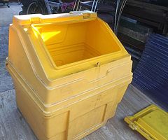 Grit bin for sale very clean .