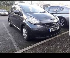 Toyota aygo Nct and tax 124km !!