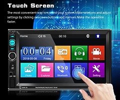 7 inch Bluetooth mp5 car radio video phone mirroring brand new