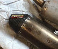 Suzuki rmz 250 full exhausts