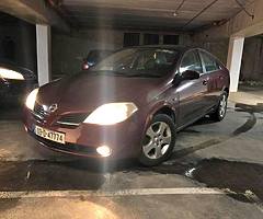 Nissan Primera 1.6 petrol, Reverse camera, high spec!