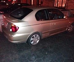 03 Hyundai Accent GLS Gold 3dr 1.3 manual hatchback NCT 11/20 TAX 02/20