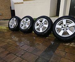 5X100 alloy wheels R14