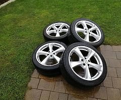 5X100 R17 genuine Ispiri alloy wheels