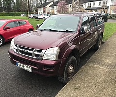 2004 Isuzu Dmax cobra 3.0TD 5 seater Tax 333e Valid Doe 9/19