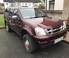 2004 Isuzu Dmax cobra 3.0TD 5 seater Tax 333e Valid Doe 9/19