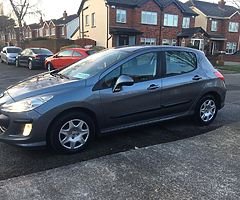 Peugeot 308 1.6 HDI. Manual. 2008. Nct 12/20. Tax end February.