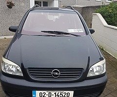 02 Opel Zafira 1.6 Petrol