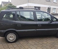 02 Opel Zafira 1.6 Petrol