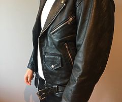 RST Leather Motorbike Jacket Size 38