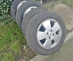 Opel Astra alloys with new tyres