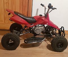 Red Minimoto Quad Project