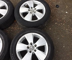 16” VW 5x112 alloy wheels
