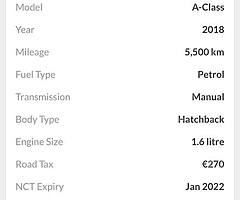 2018 Mercedes Benz A Class Finance this car from €85 P/W - Image 10/10