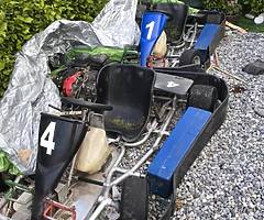 Two 200 cc go karts - Image 1/2