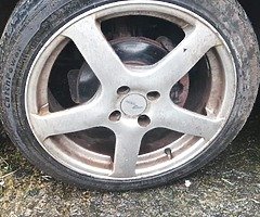 Vauxhall alloy 17"