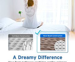 Air Bed King Size Double Queen Inflatable Air Mattress Raised Airbed With Built-in Electric Pump, St - Image 4/9