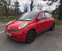 Nissan Micra AUTOMATIC nct and tax