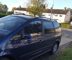 06 vw sharan , 2.0 l .tdi ,no tax , no nct , swap with van