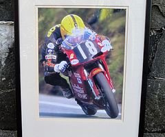 JOEY DUNLOP Framed Photo / Print Isle of Man TT NW200 Ulster Grand Prix NW 200 Motorbikes HONDA