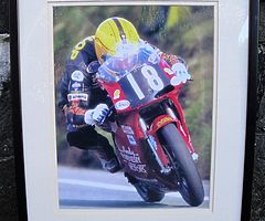 JOEY DUNLOP Framed Photo / Print Isle of Man TT NW200 Ulster Grand Prix NW 200 Motorbikes HONDA