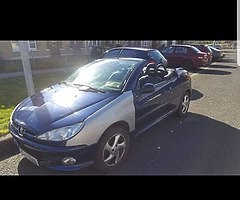 Peugeot 206cc convertible.