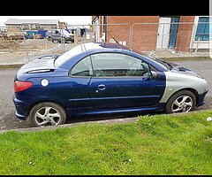 Peugeot 206cc convertible.