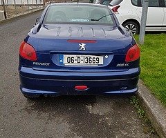 Peugeot 206cc convertible